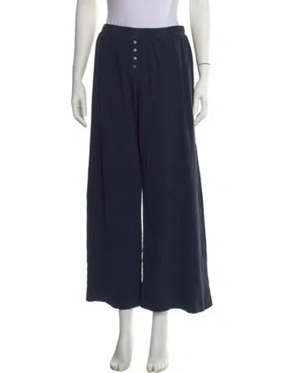 Pre-owned Leset Wide Leg Pants In Blue