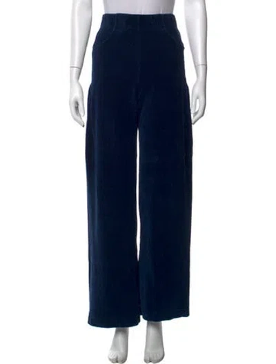 Pre-owned Leset Wide Leg Pants In Blue