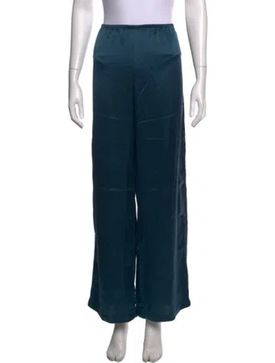 Pre-owned Leset Wide Leg Pants In Blue