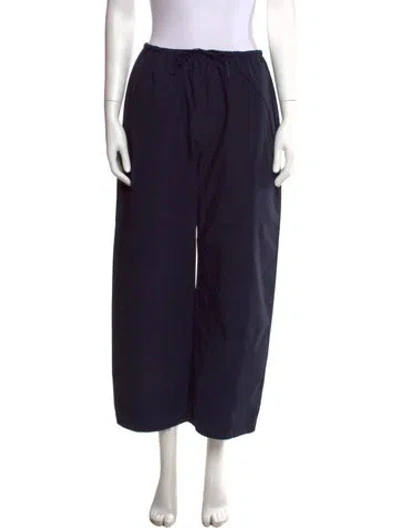 Pre-owned Leset Wide Leg Pants In Blue