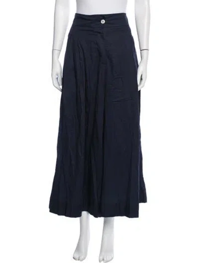 Pre-owned Leset Wide Leg Pants In Blue