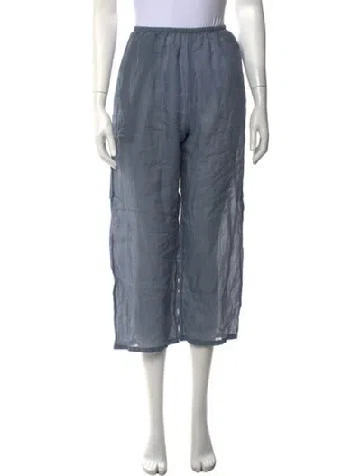 Pre-owned Leset Wide Leg Pants In Blue
