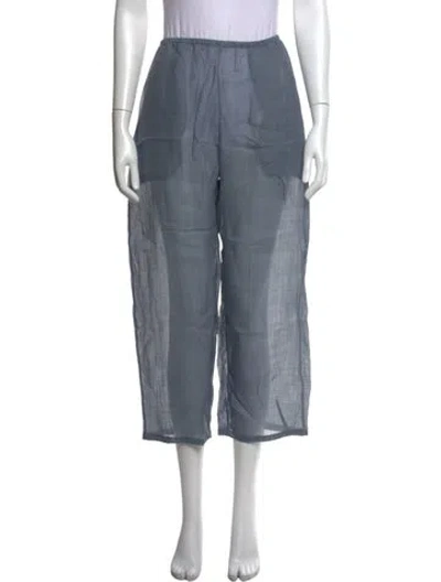 Pre-owned Leset Wide Leg Pants In Blue