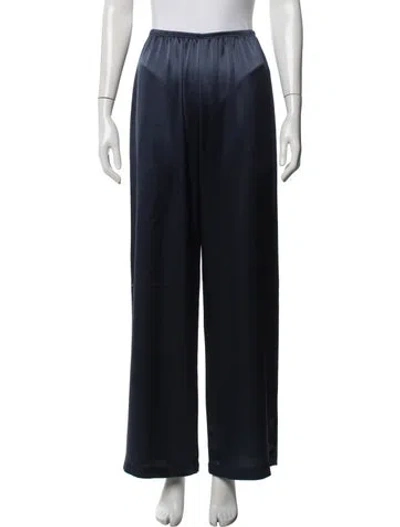 Pre-owned Leset Wide Leg Pants In Blue