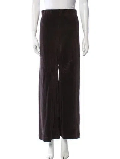 Pre-owned Leset Wide Leg Pants In Brown