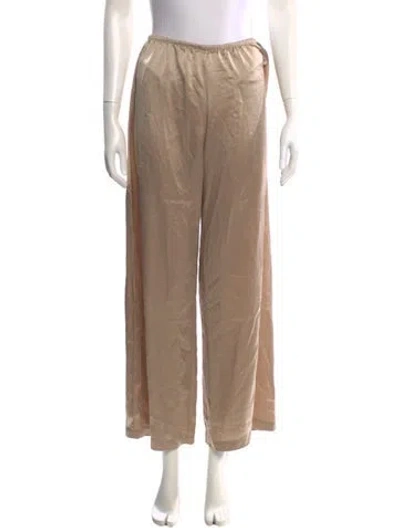 Pre-owned Leset Wide Leg Pants In Brown