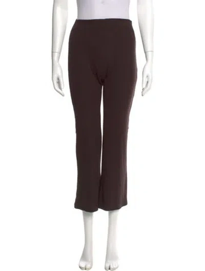 Pre-owned Leset Wide Leg Pants In Brown