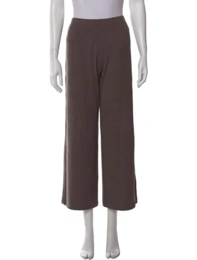 Pre-owned Leset Wide Leg Pants In Brown