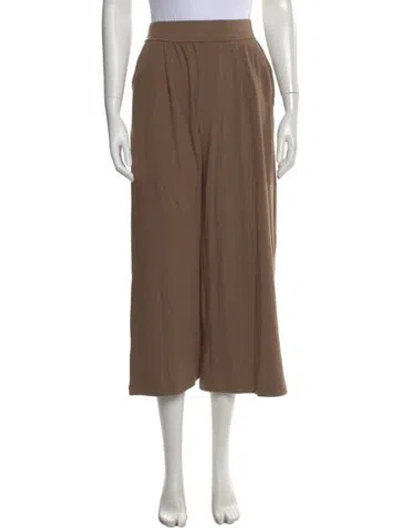 Pre-owned Leset Wide Leg Pants In Brown