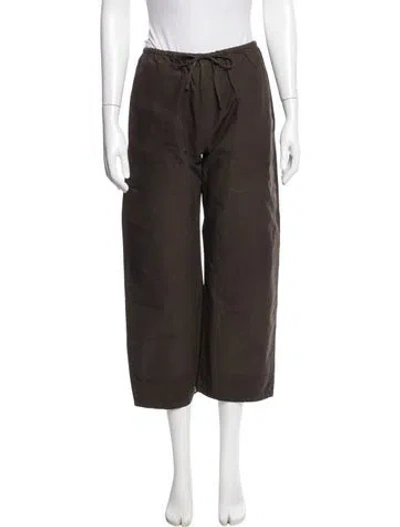 Pre-owned Leset Wide Leg Pants In Brown