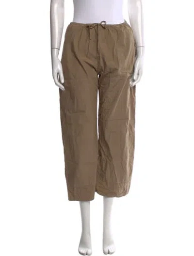 Pre-owned Leset Wide Leg Pants In Brown