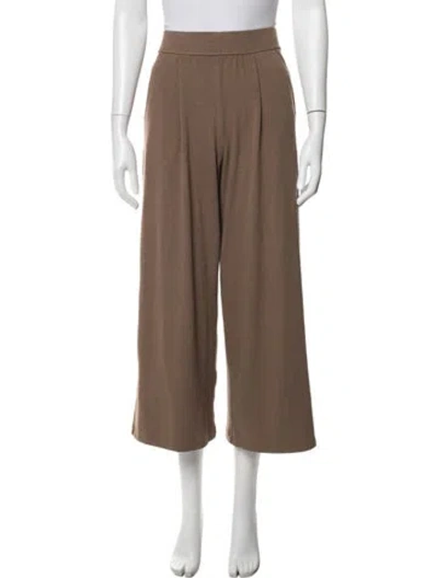 Pre-owned Leset Wide Leg Pants In Brown