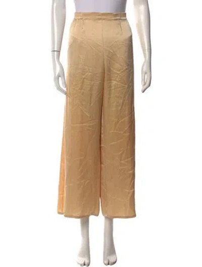 Pre-owned Leset Wide Leg Pants In Brown