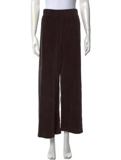 Pre-owned Leset Wide Leg Pants In Brown