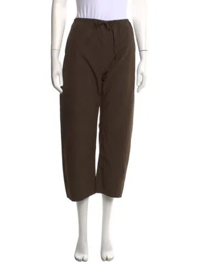 Pre-owned Leset Wide Leg Pants In Brown