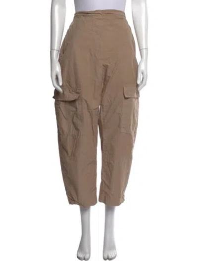 Pre-owned Leset Wide Leg Pants In Brown