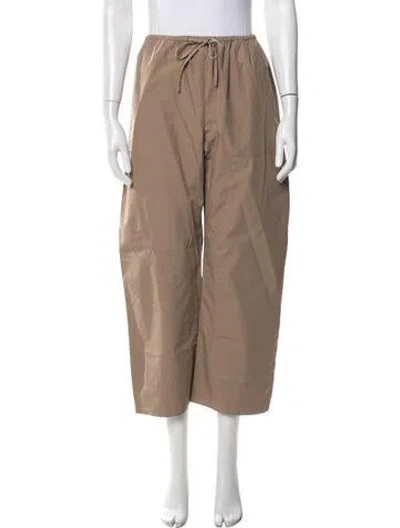 Pre-owned Leset Wide Leg Pants In Brown