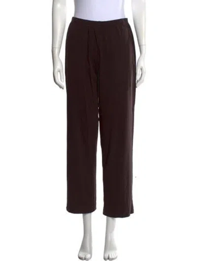 Pre-owned Leset Wide Leg Pants In Brown