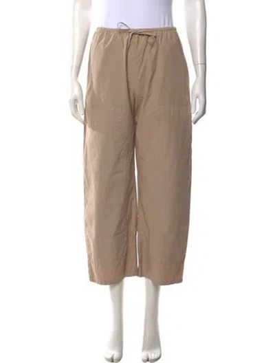 Pre-owned Leset Wide Leg Pants In Brown