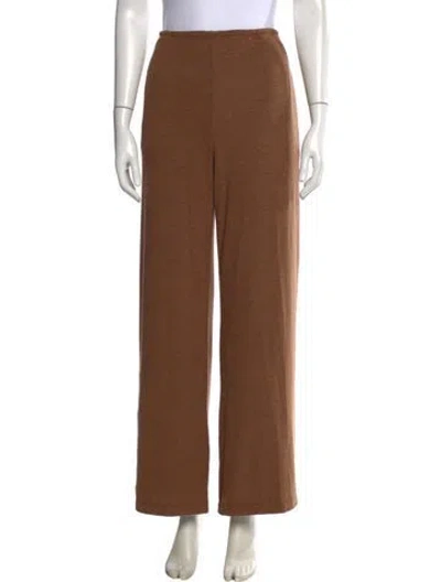 Pre-owned Leset Wide Leg Pants In Brown