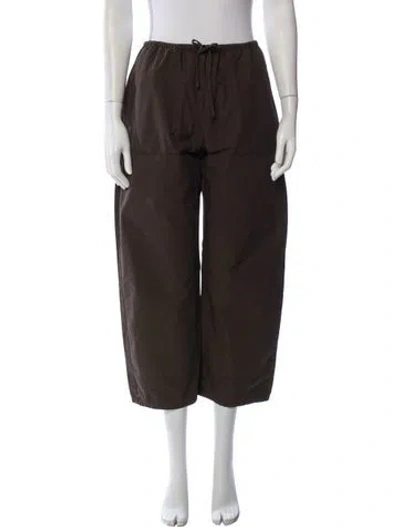 Pre-owned Leset Wide Leg Pants In Brown