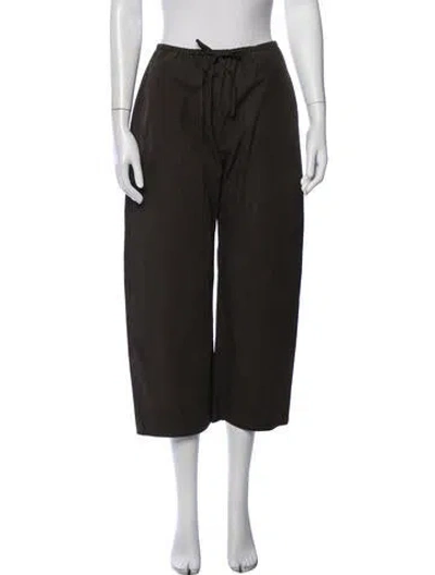 Pre-owned Leset Wide Leg Pants In Burgundy