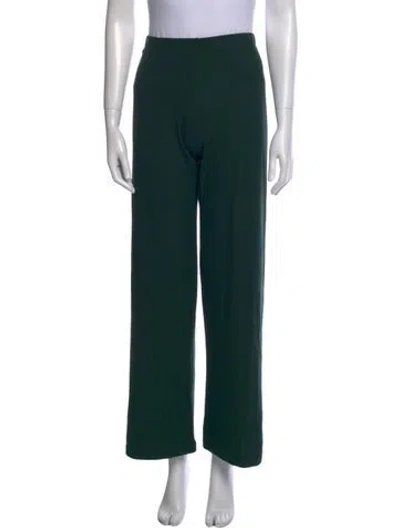 Pre-owned Leset Wide Leg Pants In Green