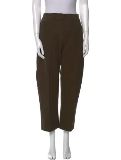 Pre-owned Leset Wide Leg Pants In Green