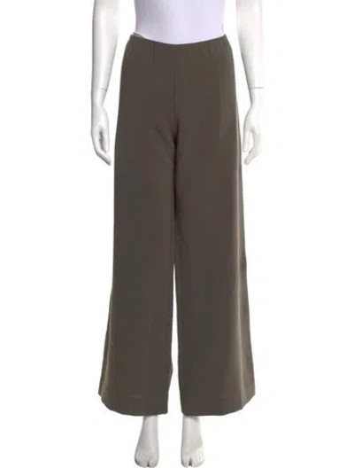 Pre-owned Leset Wide Leg Pants In Green