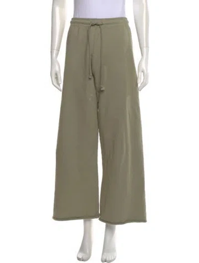 Pre-owned Leset Wide Leg Pants In Green