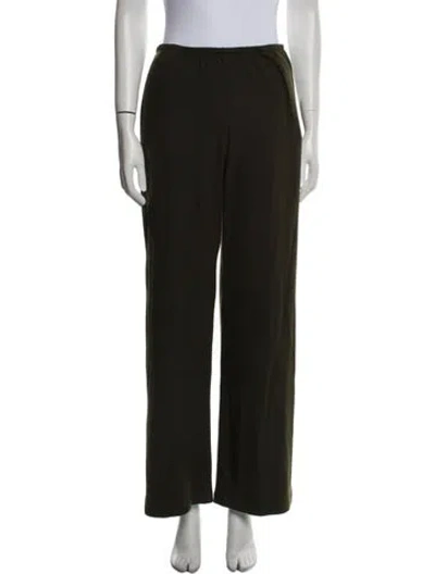 Pre-owned Leset Wide Leg Pants In Green