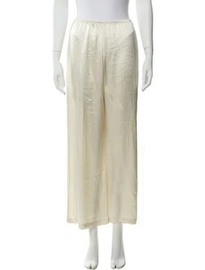 Pre-owned Leset Wide Leg Pants In Green