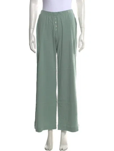 Pre-owned Leset Wide Leg Pants In Green