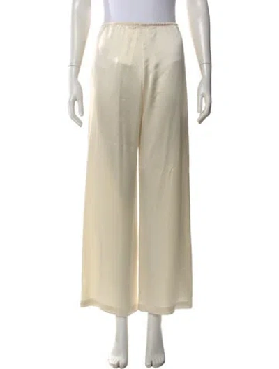 Pre-owned Leset Wide Leg Pants In Neutral