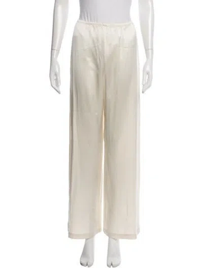 Pre-owned Leset Wide Leg Pants In Neutral