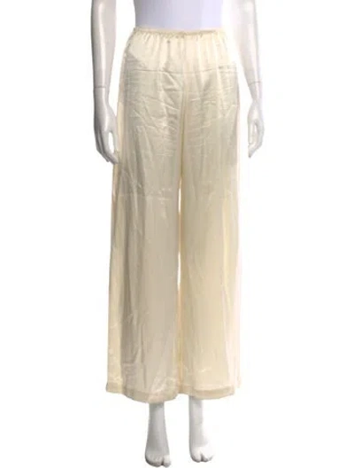 Pre-owned Leset Wide Leg Pants In Neutral