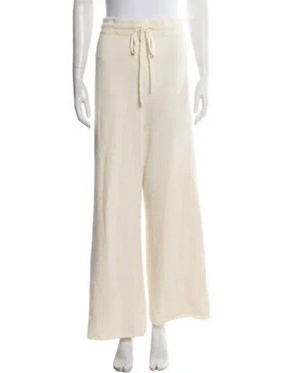 Pre-owned Leset Wide Leg Pants In Neutrals