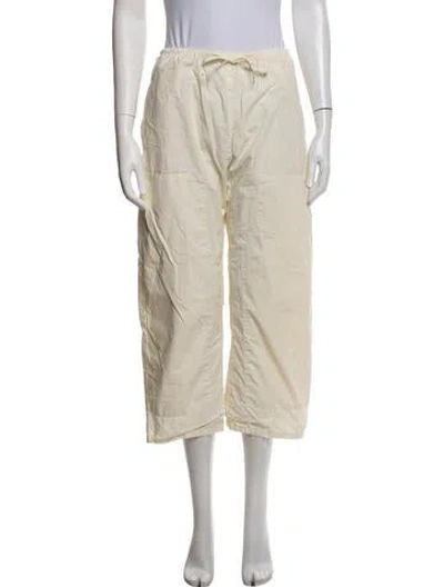 Pre-owned Leset Wide Leg Pants In Neutrals