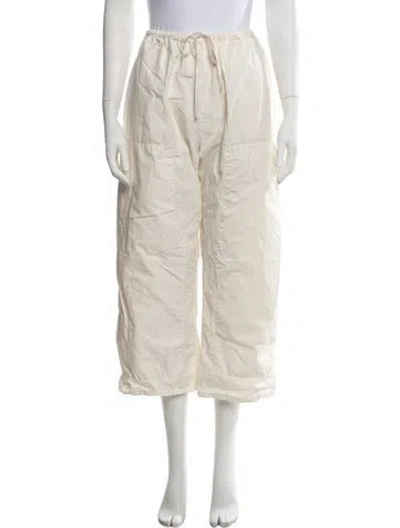 Pre-owned Leset Wide Leg Pants In Neutrals