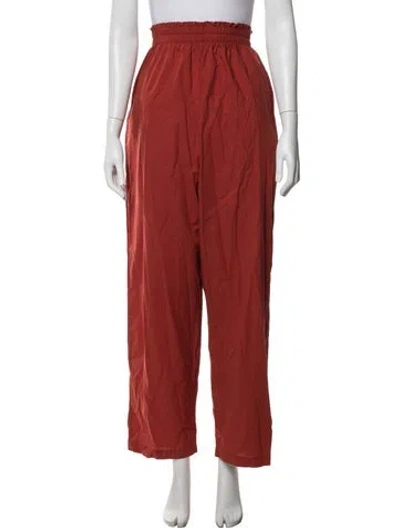 Pre-owned Leset Wide Leg Pants In Orange