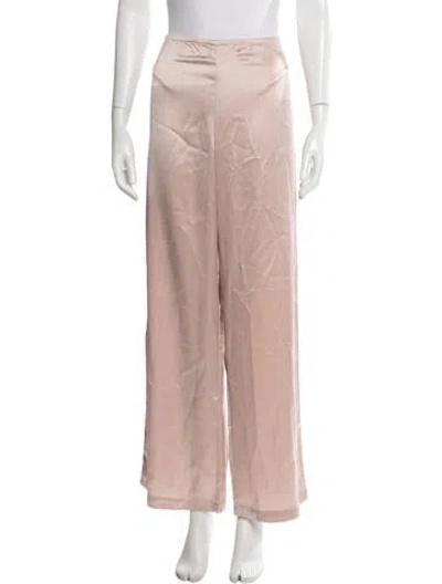 Pre-owned Leset Wide Leg Pants In Pink