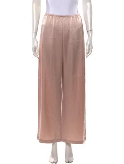 Pre-owned Leset Wide Leg Pants In Pink