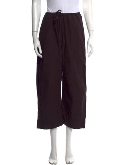 Pre-owned Leset Wide Leg Pants In Purple
