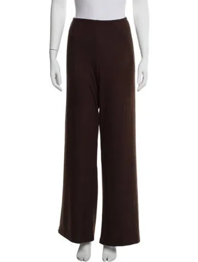 Pre-owned Leset Wide Leg Pants W/ Tags In Brown
