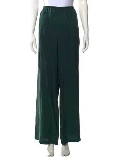 Pre-owned Leset Wide Leg Pants W/ Tags In Green
