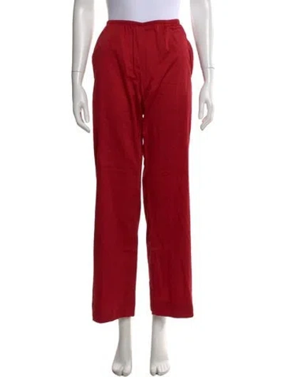 Pre-owned Leset Wide Leg Pants W/ Tags In Red