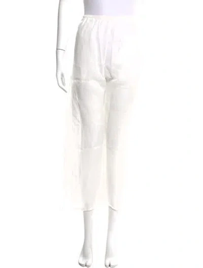 Pre-owned Leset Wide Leg Pants W/ Tags In White
