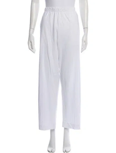 Pre-owned Leset Wide Leg Pants In White