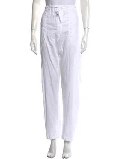 Pre-owned Leset Wide Leg Pants In White
