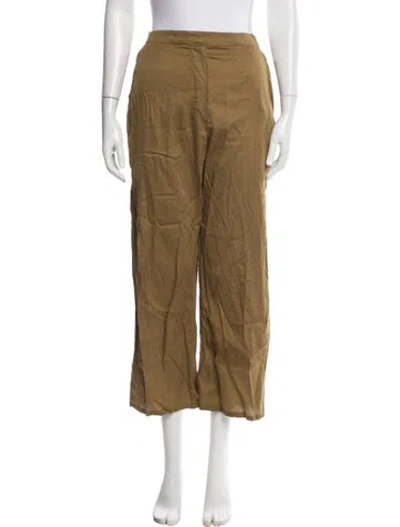 Pre-owned Leset Wide Leg Pants In Yellow